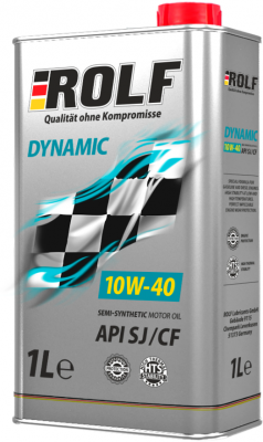 Масло ROLF Dynamic SAE 10W-40 API SJ/CF
